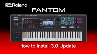 Roland FANTOM - How to install 3.0 Update