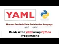 YAML in 29 mins PYYAML