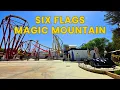 Six Flags Magic Mountain Los Angeles Full Tour 2026