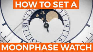 How to Set the Moon Phase on a Watch Crown caliber
