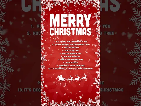 Christmas Songs Playlist 🎄 Classic Christmas Music 🎅🏻 All I Want For Christmas Is You #Christmas