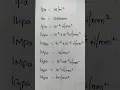 important units conversions giga mega kilo meters