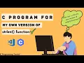 Own Implementation of Strlen function in C programming language in Hindi C Programming tutorial