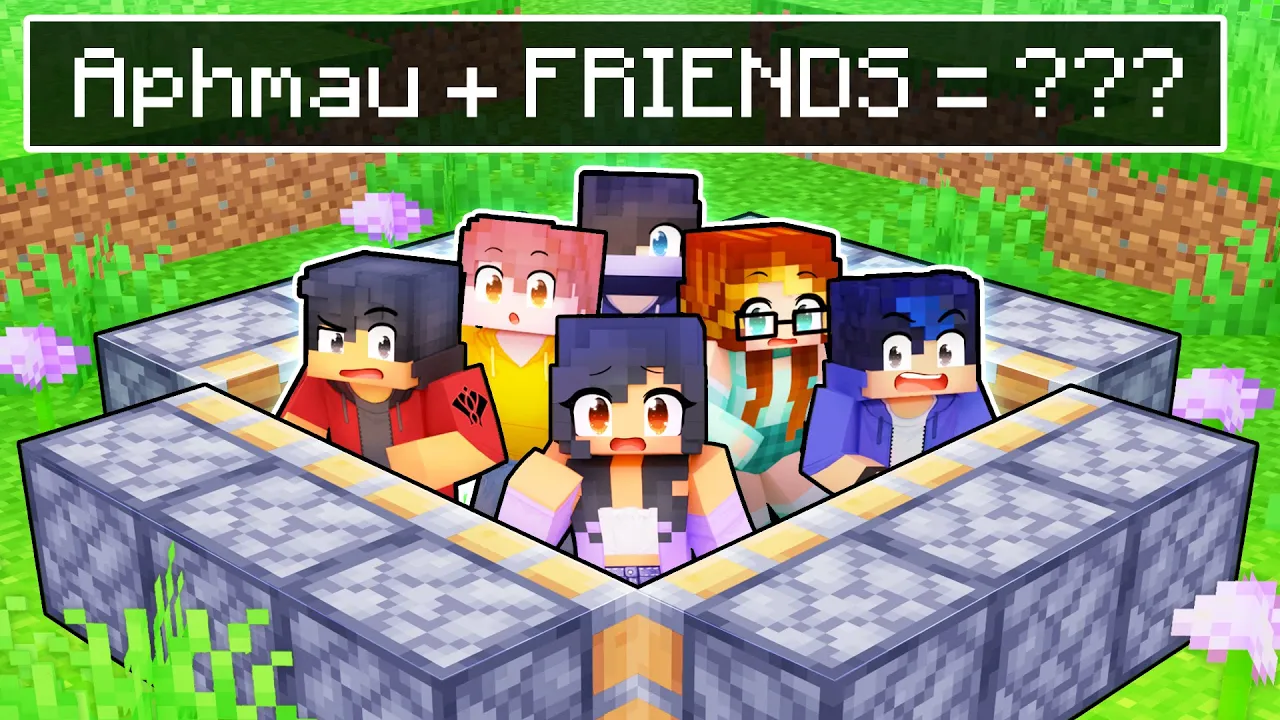 Aphmau + ALL FRIENDS = ??? In Minecraft!