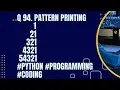 Pattern printing 1 21 321 4321 54321