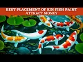 9 Koi fish painting feng shui placement to attract more money