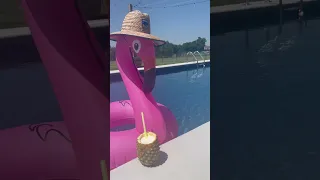 Pina Coladas and pool time! #piñacolada #pool #weekend