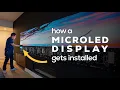 Download Lagu How a MicroLED Gets Installed: An Overview of This Ultra-Wide 32:9 Video Wall!