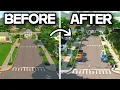 fixing an UGLY street using the TOOL mod in The Sims 4
