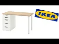 IKEA LAGKAPTEN ALEX Desk Assembly Step-by-Step Tutorial