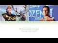 Jonathan Groff (Kristoff) - Reindeer(s) are better than people Color Coded Lyrics Video 가사 |ENG|