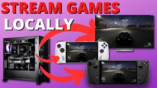 The BEST WAY To Stream Games From Your PC To Your TV Steam Deck Or Other Moonlight
