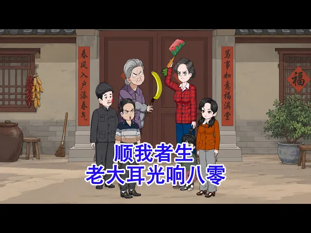 老太耳光响八零,顺我者生