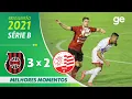 BRASIL DE PELOTAS 3 X 2 NAUTICO MELHORES MOMENTOS 32a RODADA SERIE B 2021 ge globo