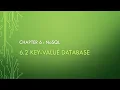 Chapter 6 2 Key-Value Database