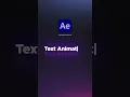 Create a Typewriter Text Effect in 60 Seconds After Effects Tutorial