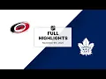 Lagu NHL Highlights | Hurricanes vs. Maple Leafs | November 09, 2025