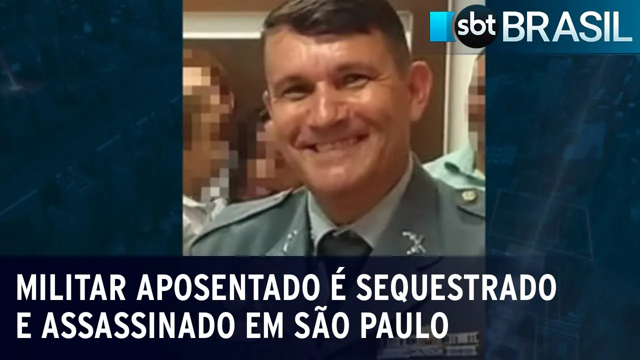 Militar aposentado é sequestrado e assassinado em São Paulo | SBT Brasil (05/07/23)
