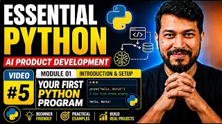 Essential Python Your First Python Program AI Product Development Series
