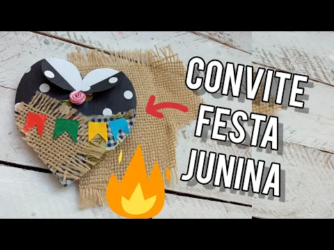 Download MP3 CONVITE para FESTA JUNINA | DOBRADURA de PAPEL FÁCIL🔥🌽