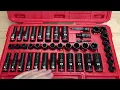 Milwaukee 43 Pcs 6 Point SAE and Metric ShockWave Impact Sockets