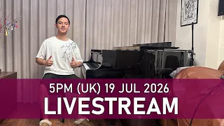 SUNDAY Piano Livestream 5pm (UK) - Somewhere Only We Know