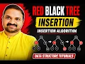 Red Black Tree Insertion Insertion Algorithm Data Structures Tutorials