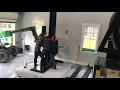 American Custom lifts M1 6 5 custom single post car lift install