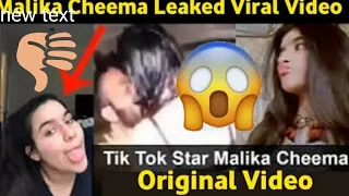 malikacheemaleak malikacheemascandal tiktokban tiktok star malaika cheema viral video malika