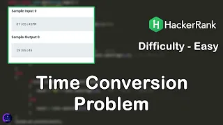 Time Conversion Problem in Java Hacker Rank Interview Preparation One Month Preparation Kit