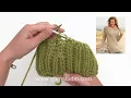 How to decrease in the jumper in English Rib in DROPS 133-11