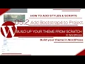 How to add Bootstrap to WordPress - Theme Development from Scratch