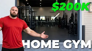 WORLD'S STRONGEST MAN'S INSANE $200,00 HOME GYM TOUR Pt.2