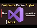 How To Change VS Code Terminal Cursor Style