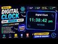 Digital Clock Project Using React js useState useEffect Hooks Complete React Tutorial