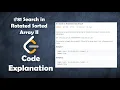 Search in Rotated Sorted Array II Live Coding with Explanation Leetcode