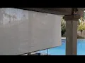 Coolaroo Outdoor Roller Shade Blind - install and review