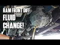 5th Gen Ram 1500 Differential Front Fluid Change 2019 2020 2021 2022