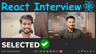 React Interview for 3 Years Experienced Developer Full Interview