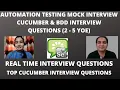 Automation Testing Interview Questions BDD Cucumber 2 5 Years Of Experience
