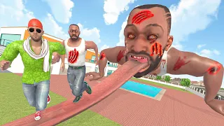 Franklin Enter Inside Zombie Franklin Mouth In Indian Theft Aura Simulator