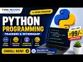 Python Programming Training Internship Program Complete Details Certificate Projects