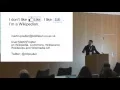 Open education on Wikipedia s sister projects - Martin Poulter at OER16