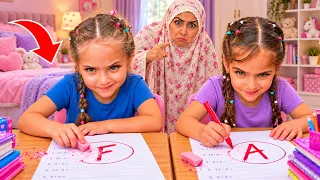 ماما كشفت ماريا ملك و كتاليا عم يغشوا بالعلامات ! عملت حفلة عقابات