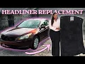 diy black suede headliner replacement 2009 honda accord