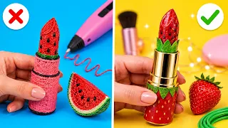 3D PEN HACKS TO TRY AT SCHOOL! 🖊️✨ Creative DIY Ideas By 123 GO!