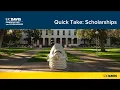 Quick Take - Scholarships