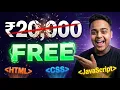 20 000 Wala Web Development Course Ab FREE Mein HTML CSS JS Full Course 2026