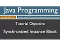 Learn Java Programming - Synchronized Instance Block Tutorial