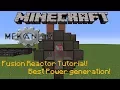 Minecraft 1 12 2 Mekanism Fusion Reactor Tutorial Best power generation EVER